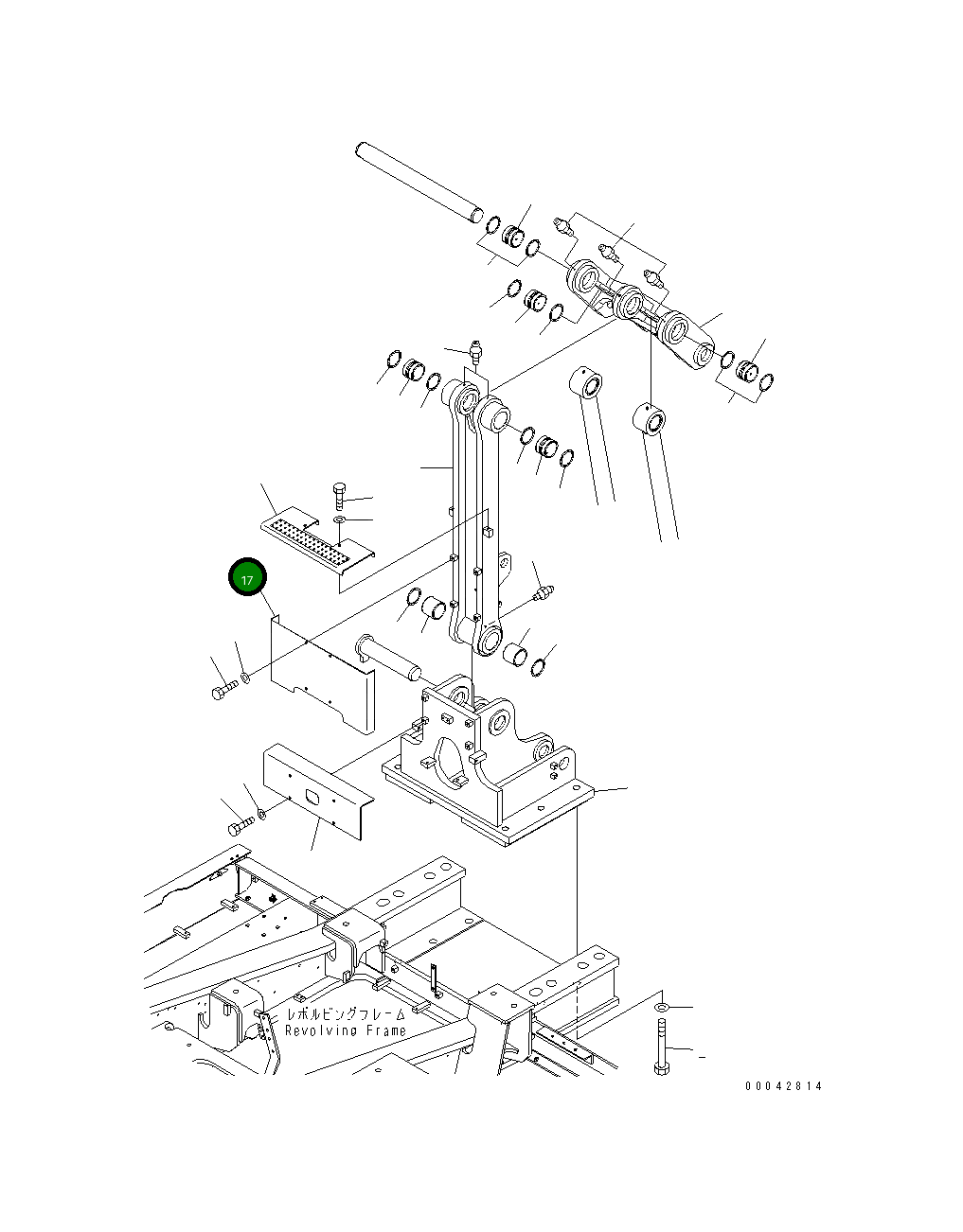Крышка 21M-46-24371 Komatsu