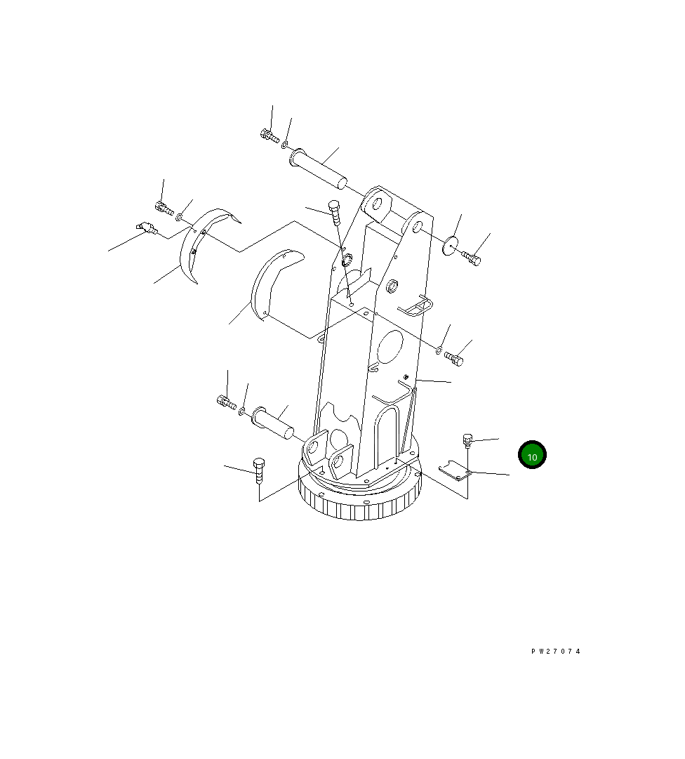 Болт UN714112020 Komatsu