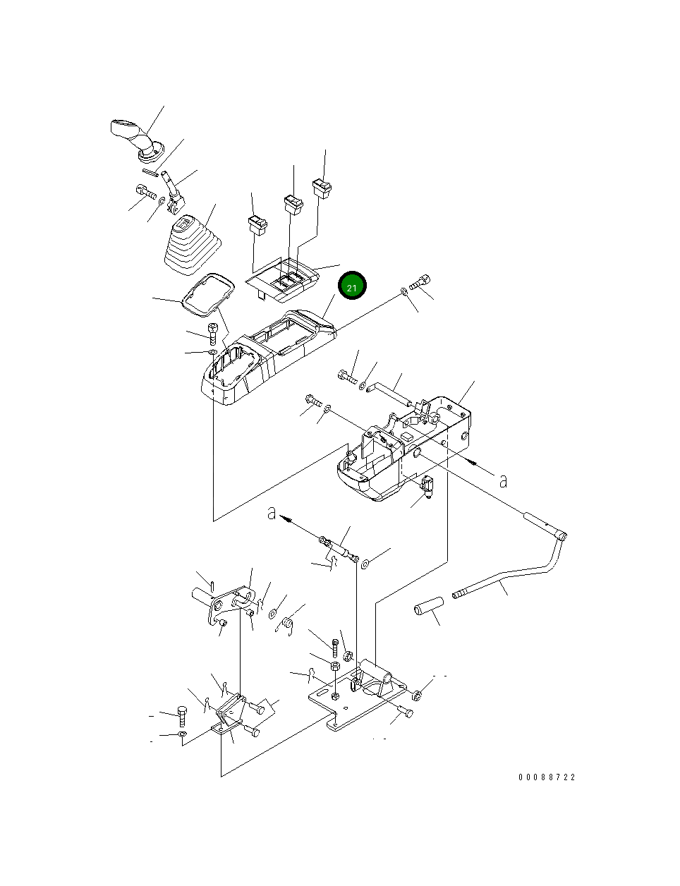 Крышка 22K-54-33610 Komatsu