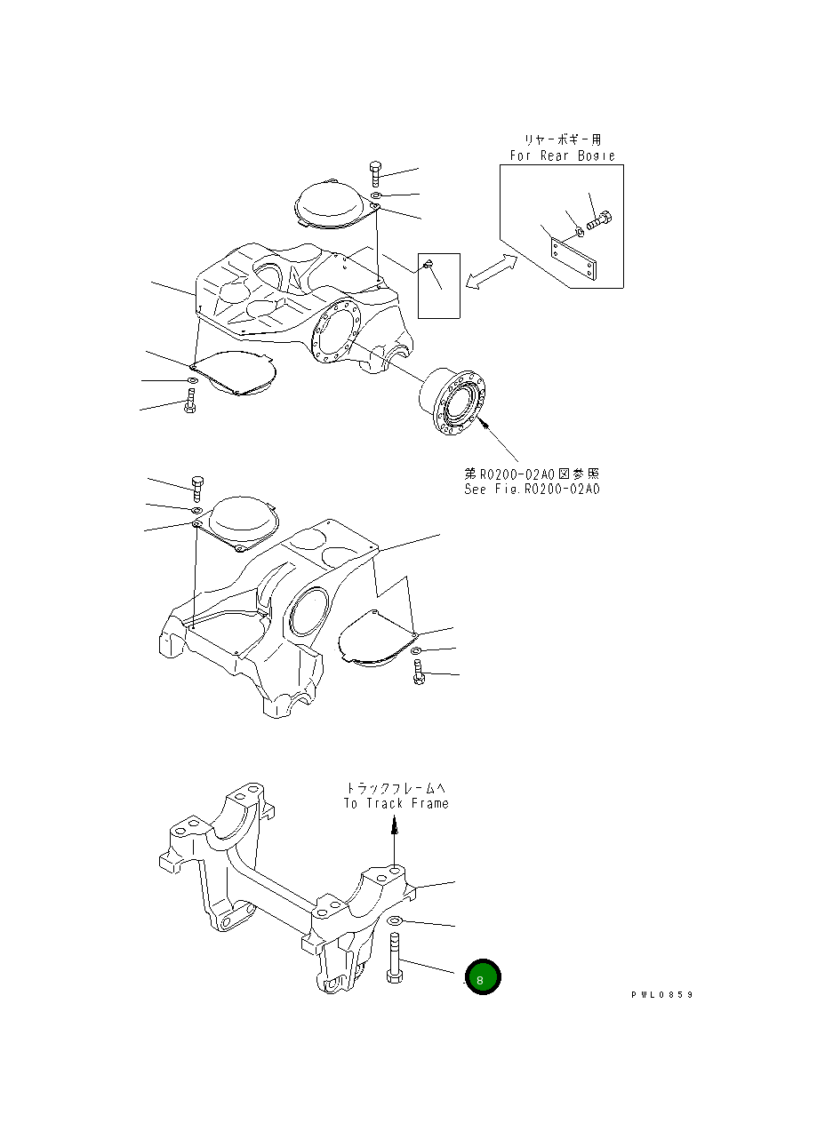 Болт 19M-09-12931 Komatsu