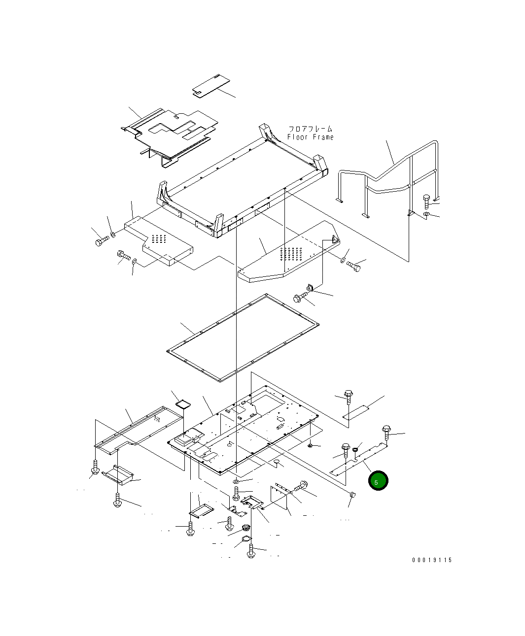 Крышка 567-54-71351 Komatsu