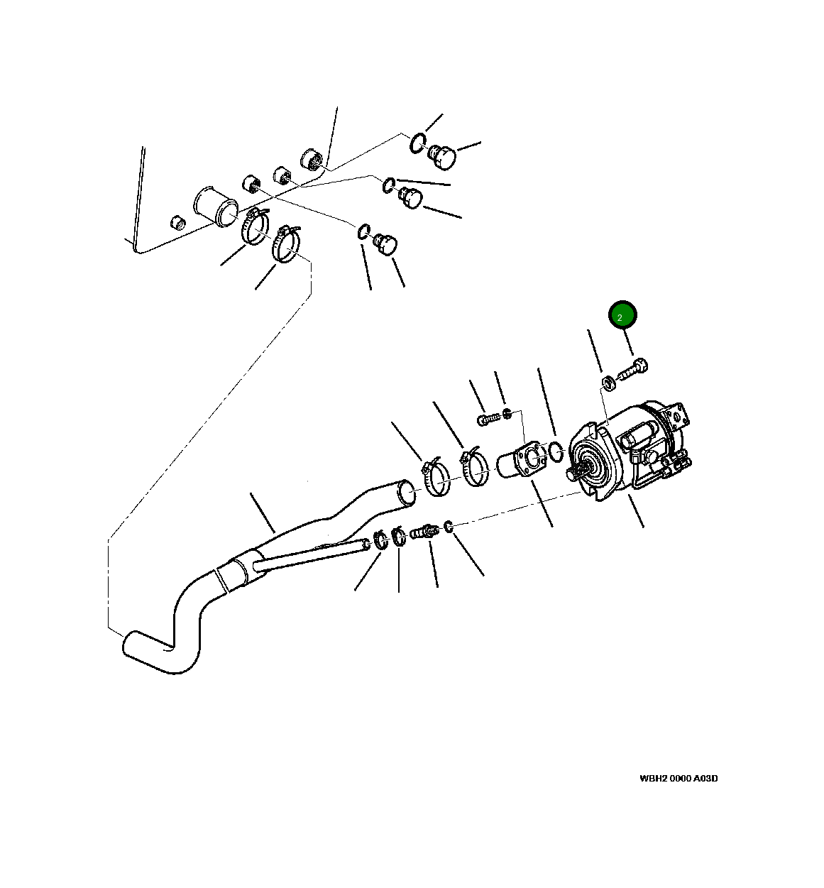 Болт 801015187  Komatsu