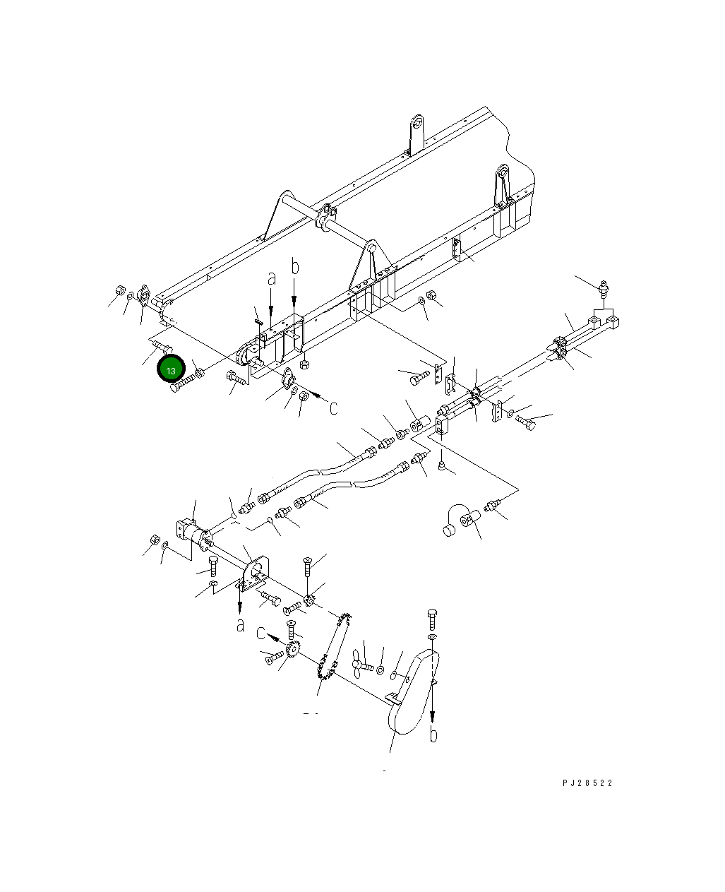 Болт 01016-51265 Komatsu