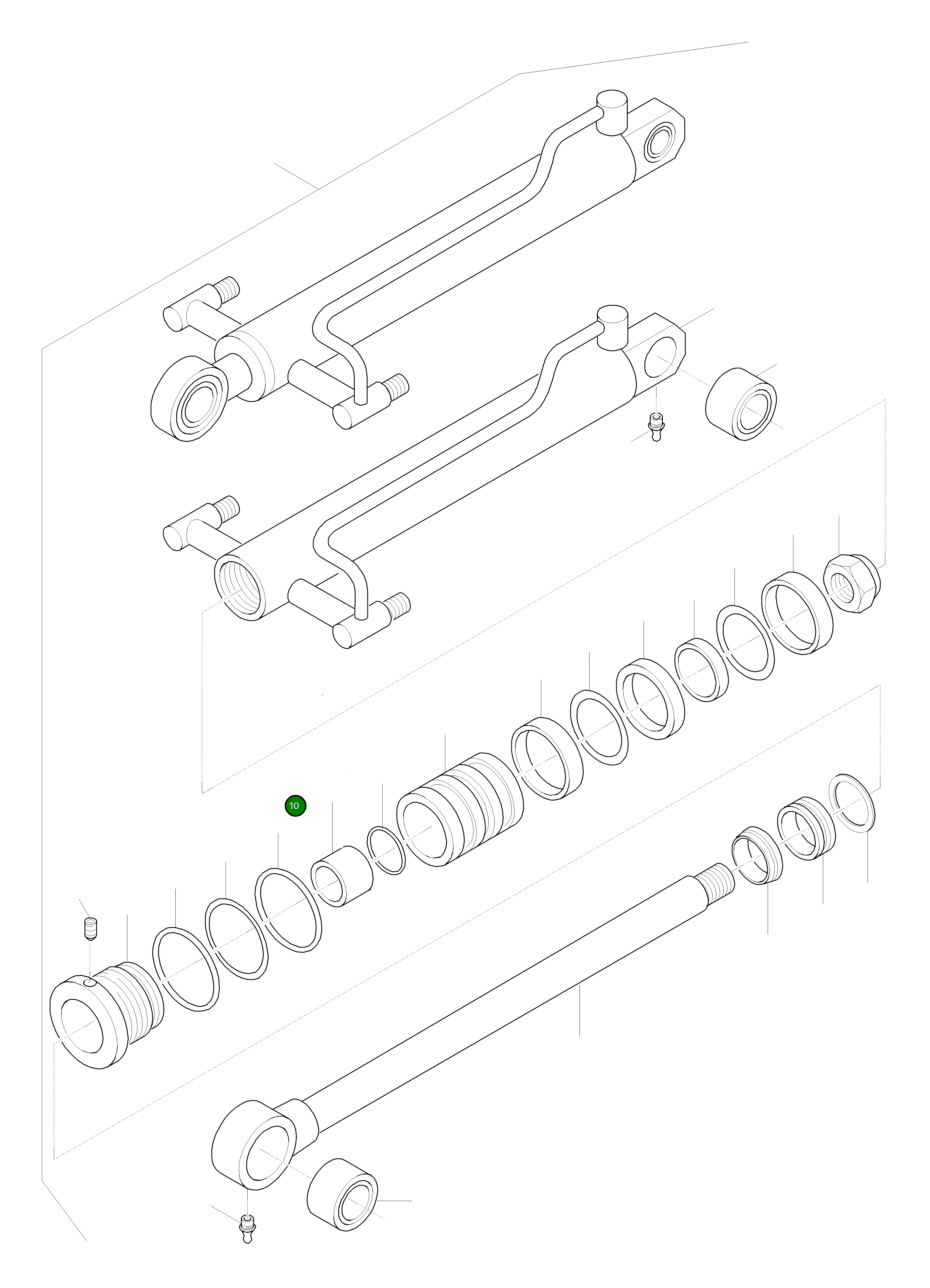 Кольцо уплотнительное (O-Ring) 42T-63-H0P24 Komatsu