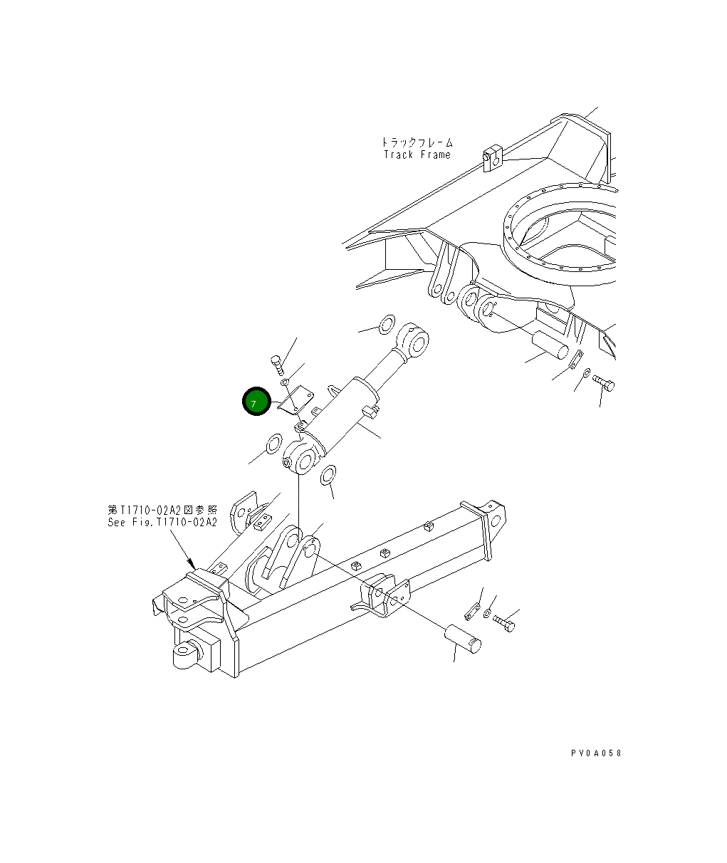 Крышка 22M-910-1210 Komatsu