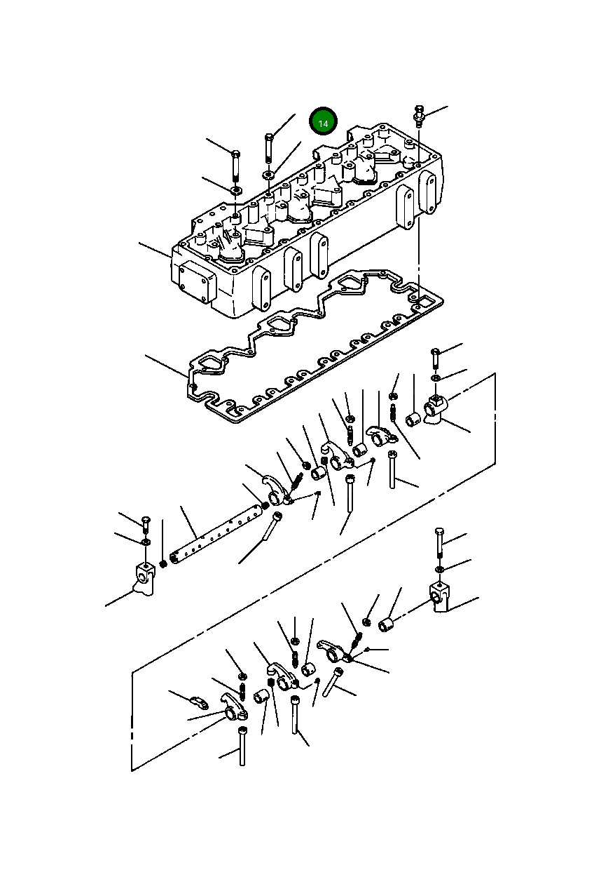 Болт 1246 189 H1  Komatsu