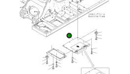 Крышка 21M-54-13121 Komatsu
