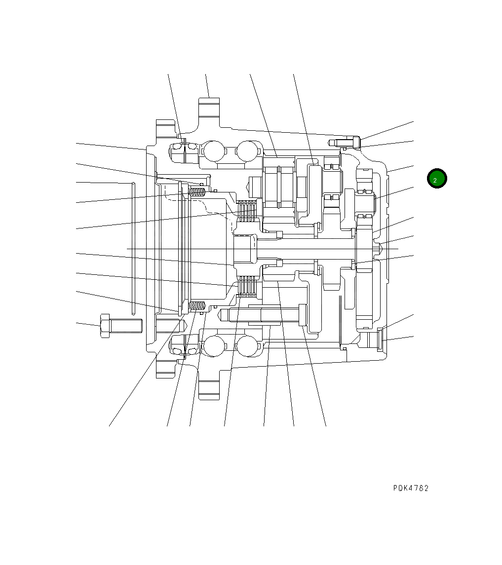Крышка 21P-27-K1450 Komatsu