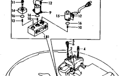 Выключатель YM172165-17020 Komatsu