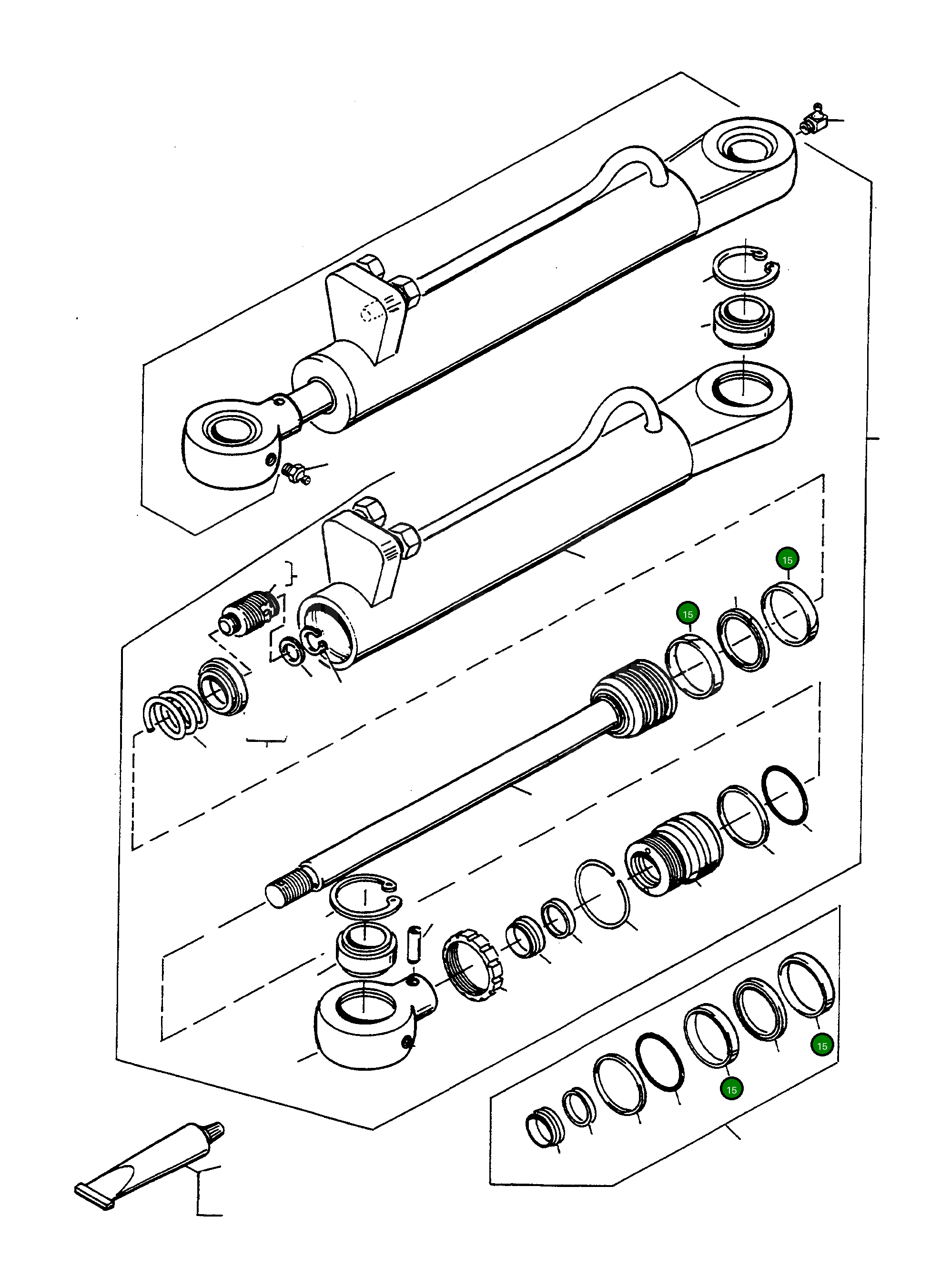 Кольцо 2994869M1 Komatsu