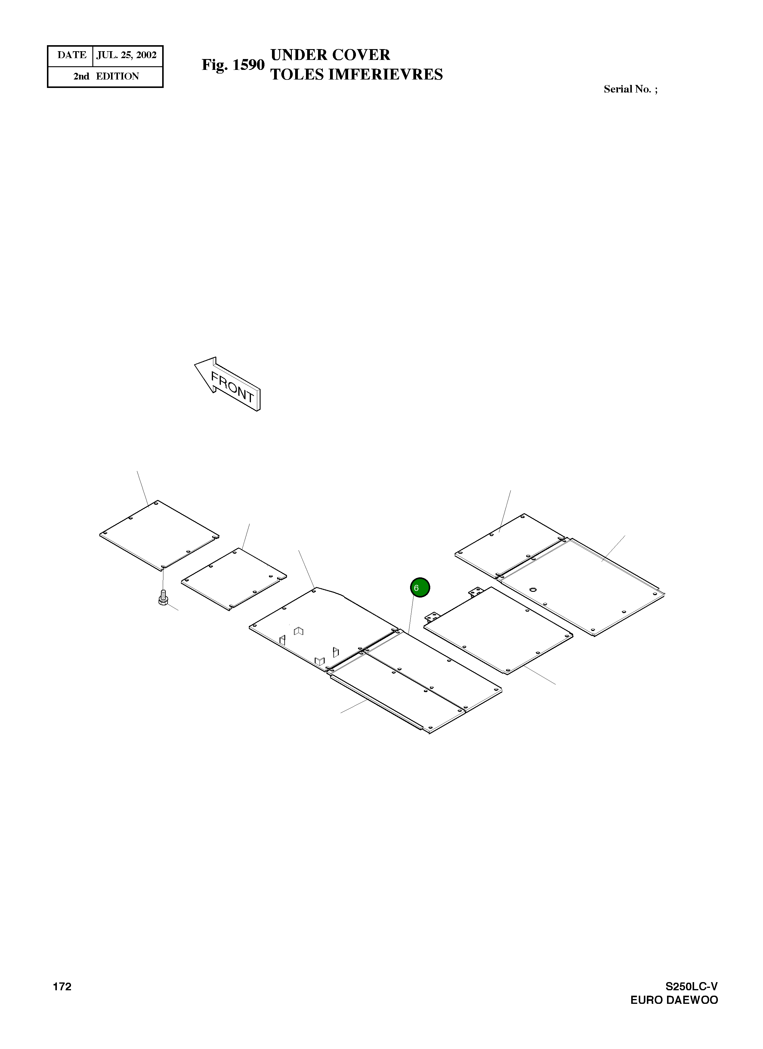 Крышка 621-00138 Komatsu