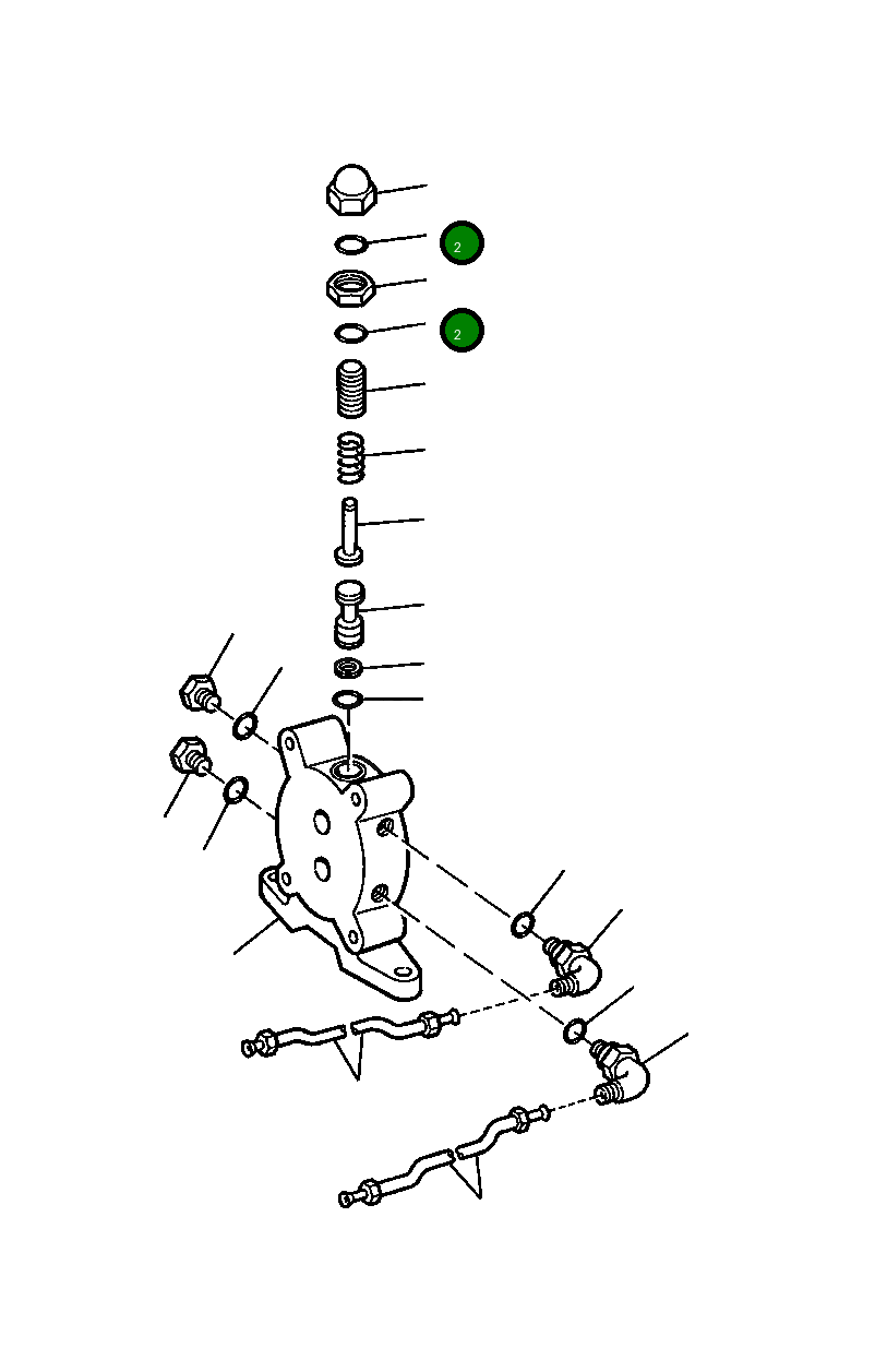 Кольцо уплотнительное (O-Ring) 27 833 R1 Komatsu