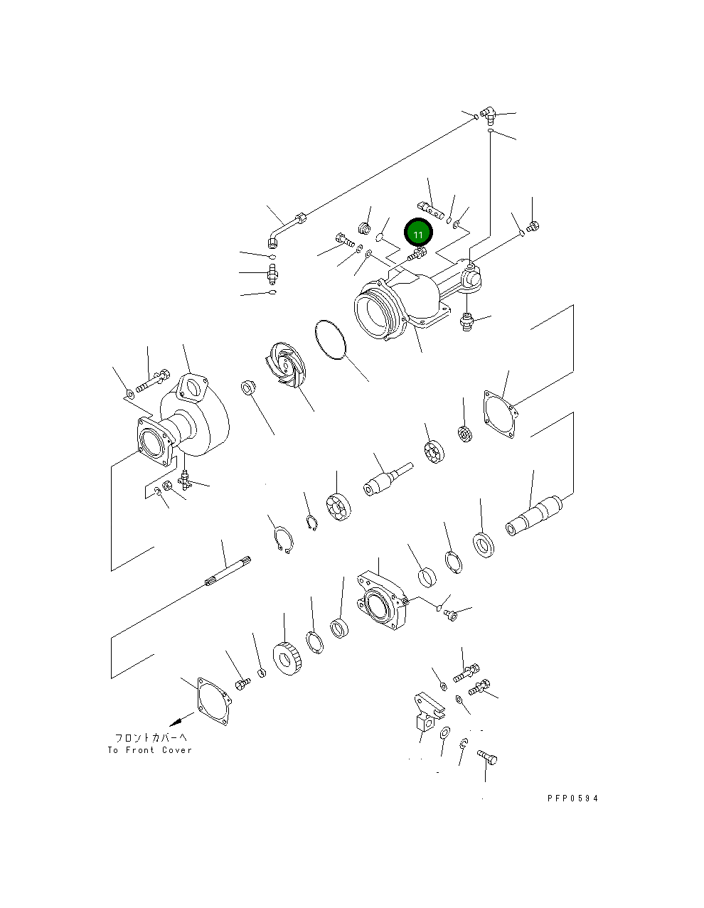 Болт CU301056 Komatsu