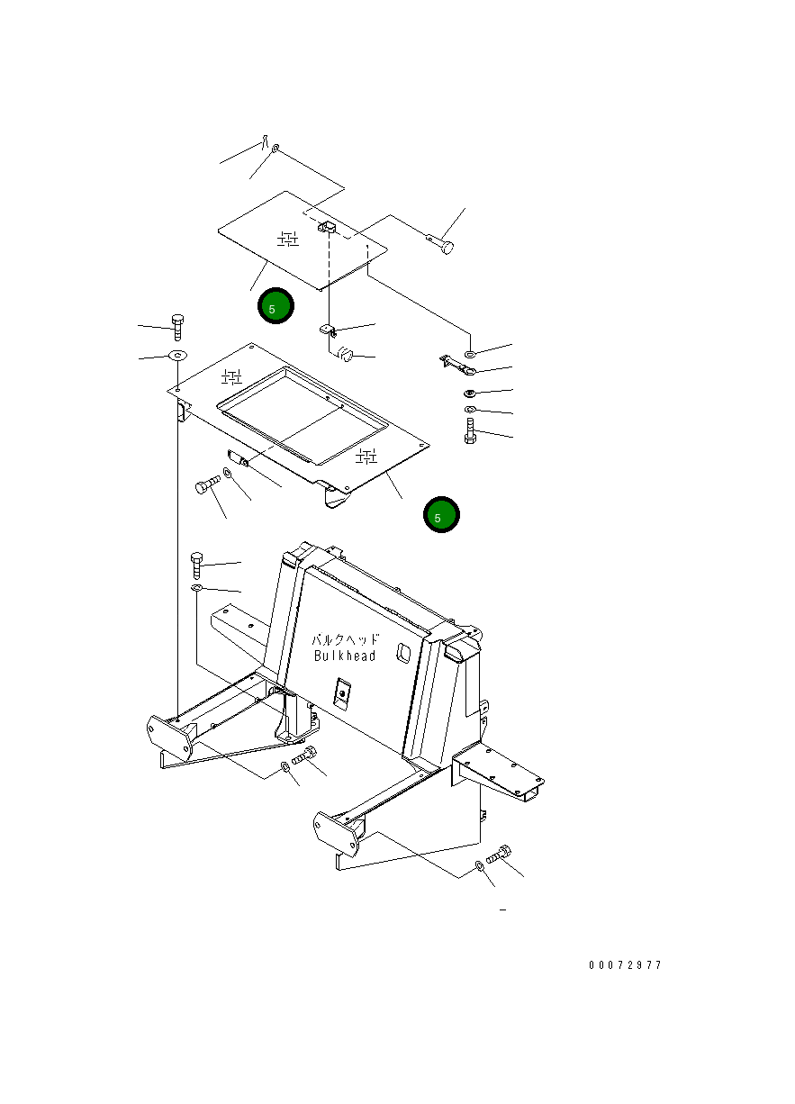 Крышка 426-54-42171 Komatsu