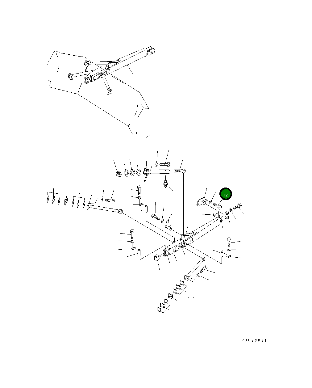 Болт 01010-32250 Komatsu