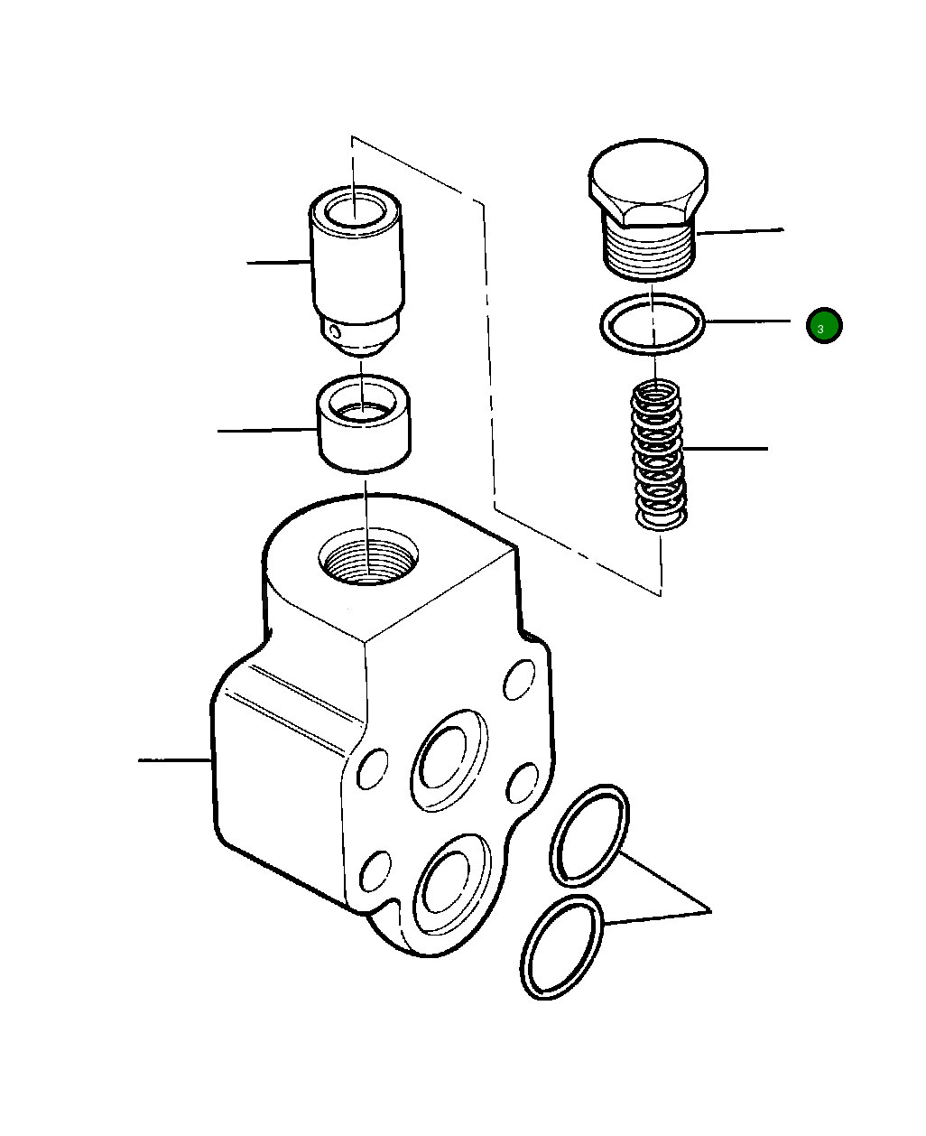 Кольцо уплотнительное (O-Ring) 253 070 C1 Komatsu