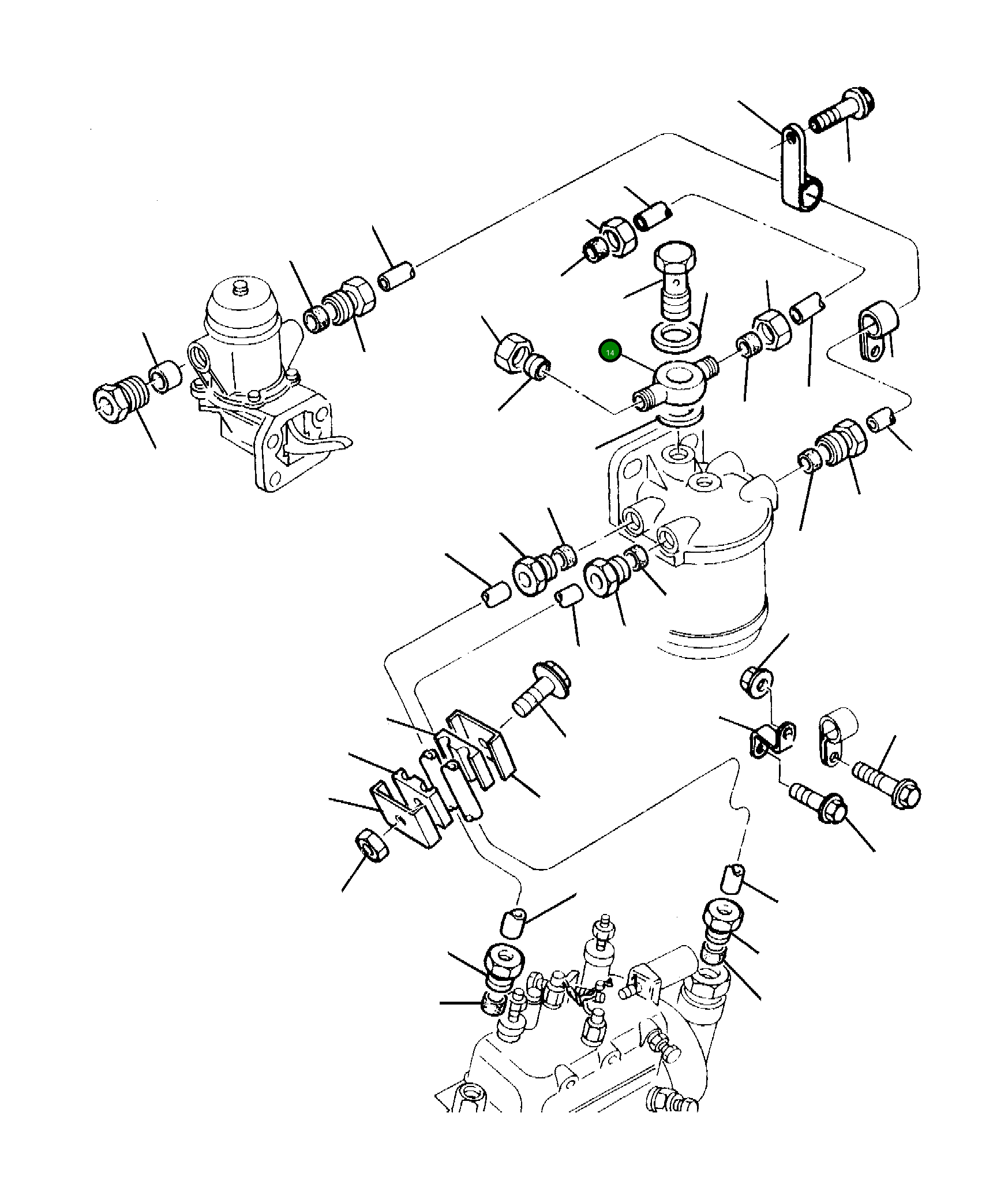 Болт 6810-71-5320 Komatsu