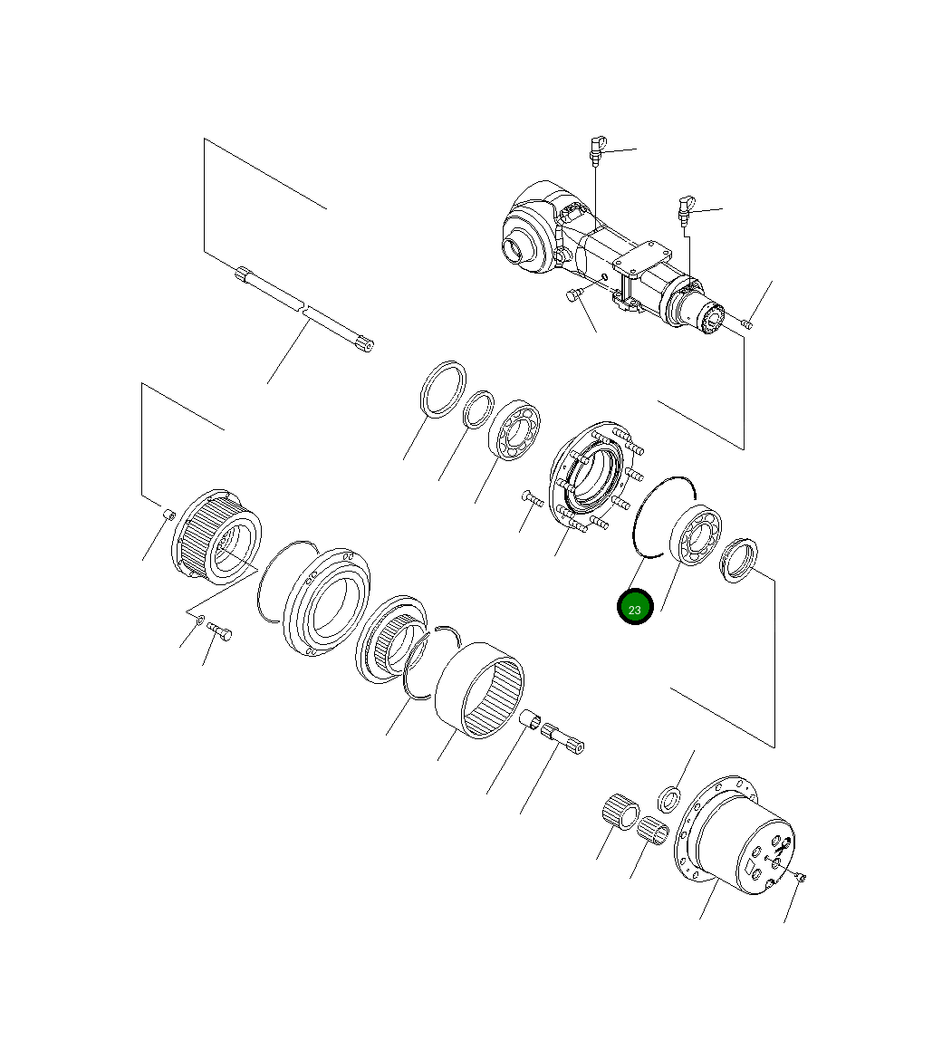 Кольцо уплотнительное (O-Ring) 20G-22-31190  Komatsu