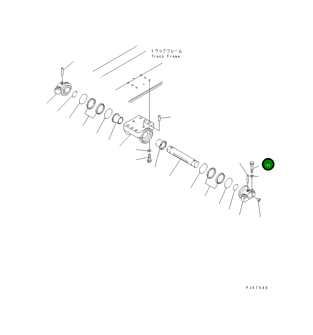 Болт 14S-30-12250 Komatsu