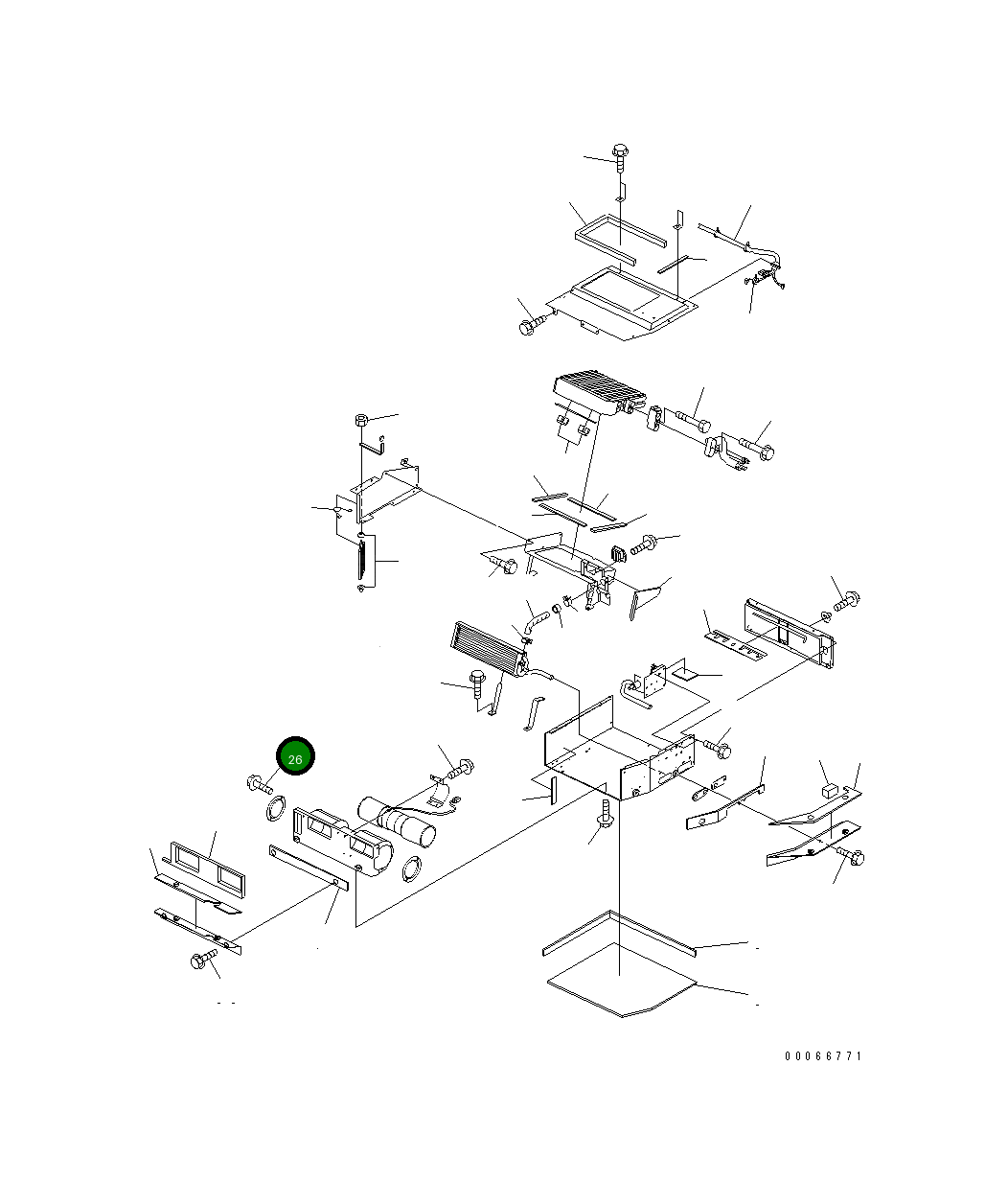 Болт ANTN103060T3 Komatsu