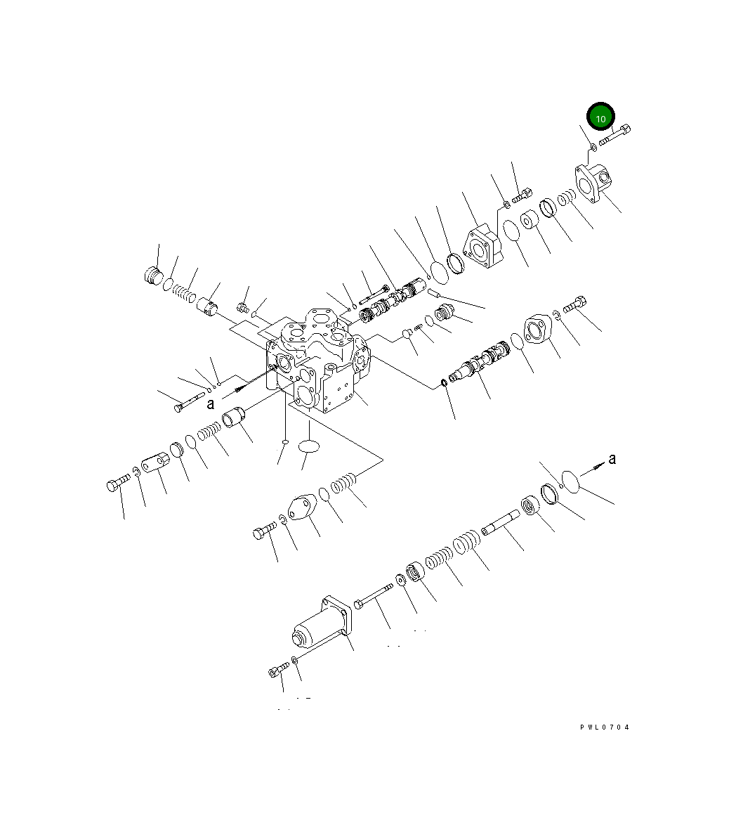 Болт 01253-61000 Komatsu