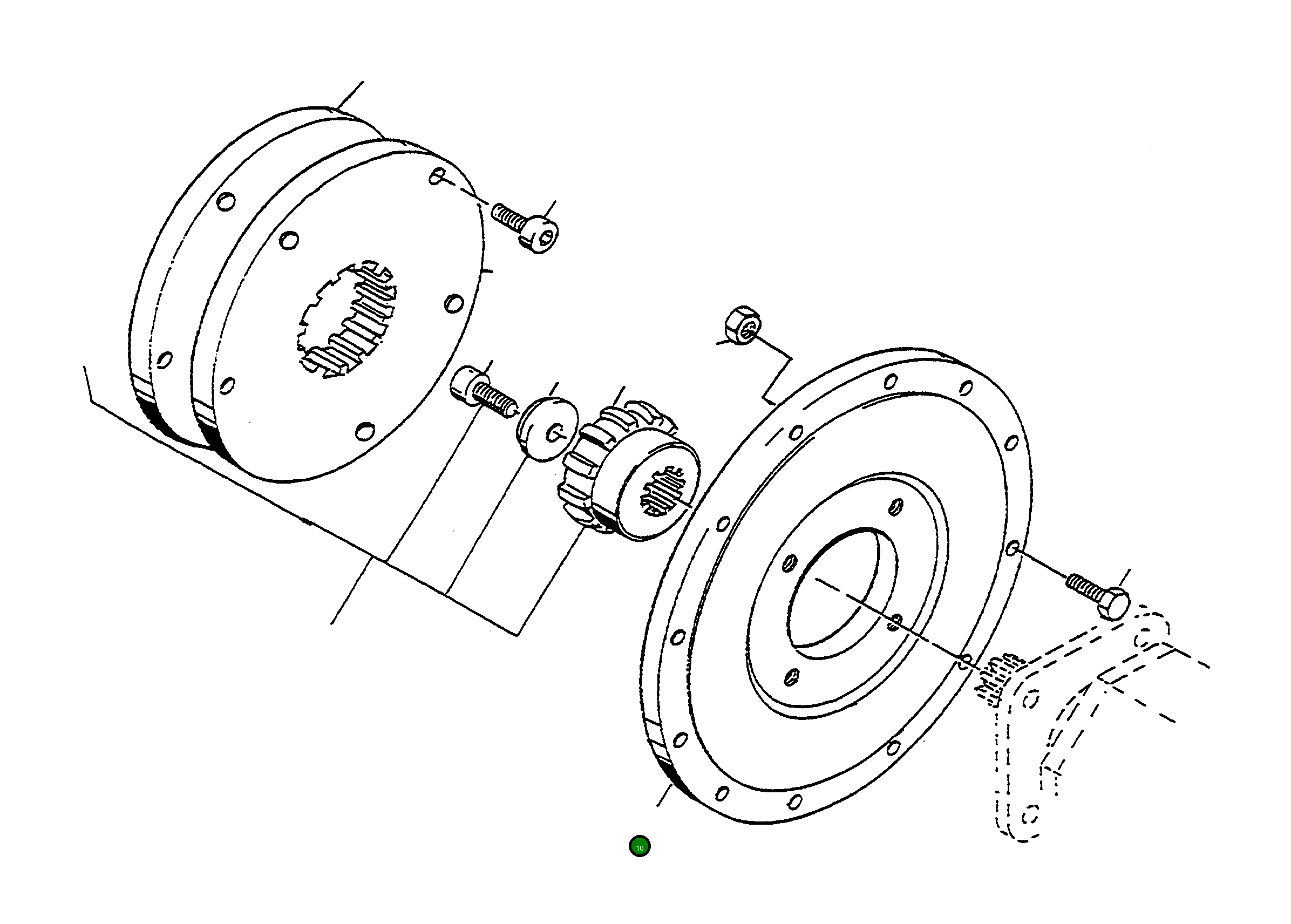 Крышка 4250280M1 Komatsu