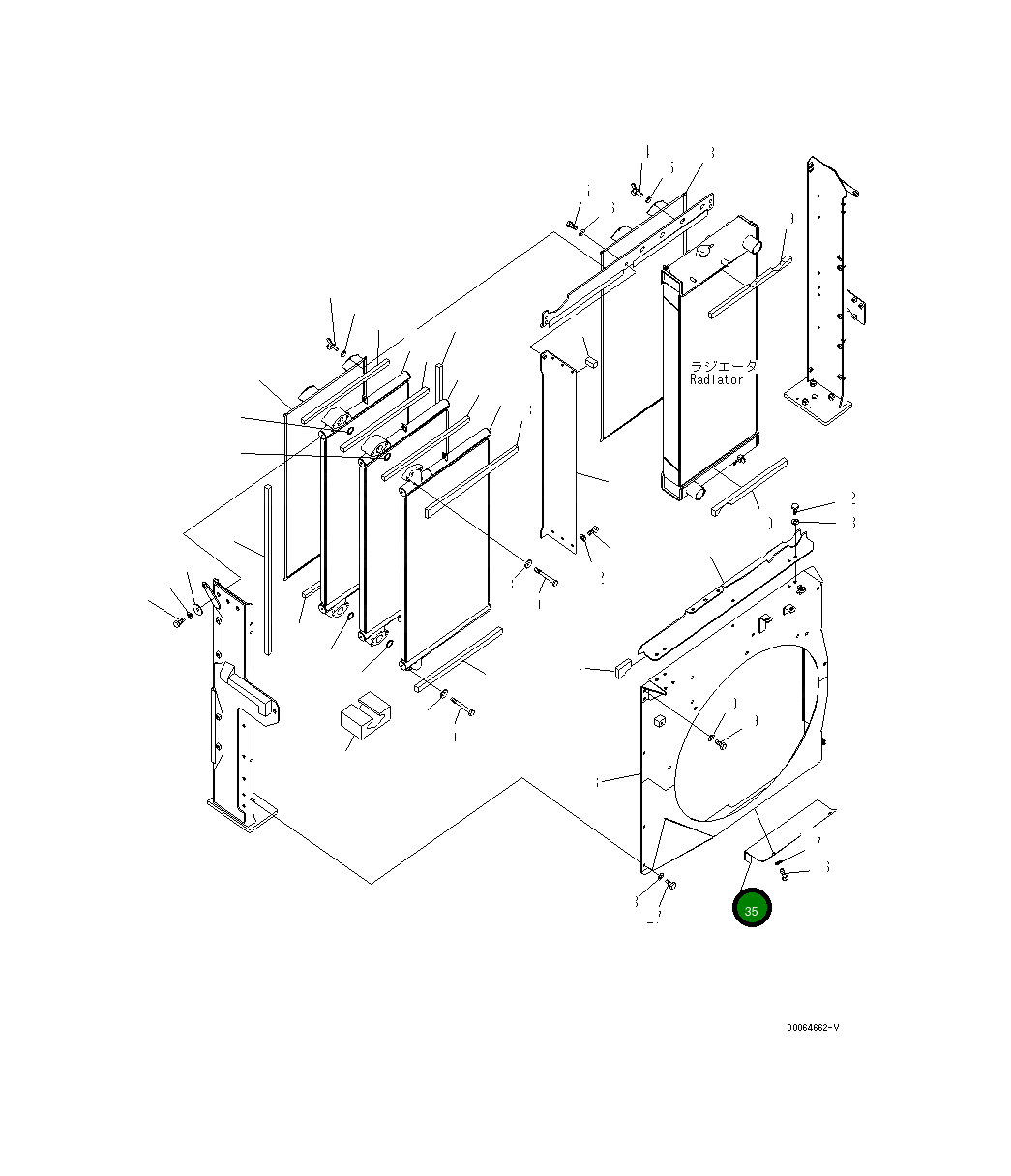 Крышка 208-03-77140 Komatsu