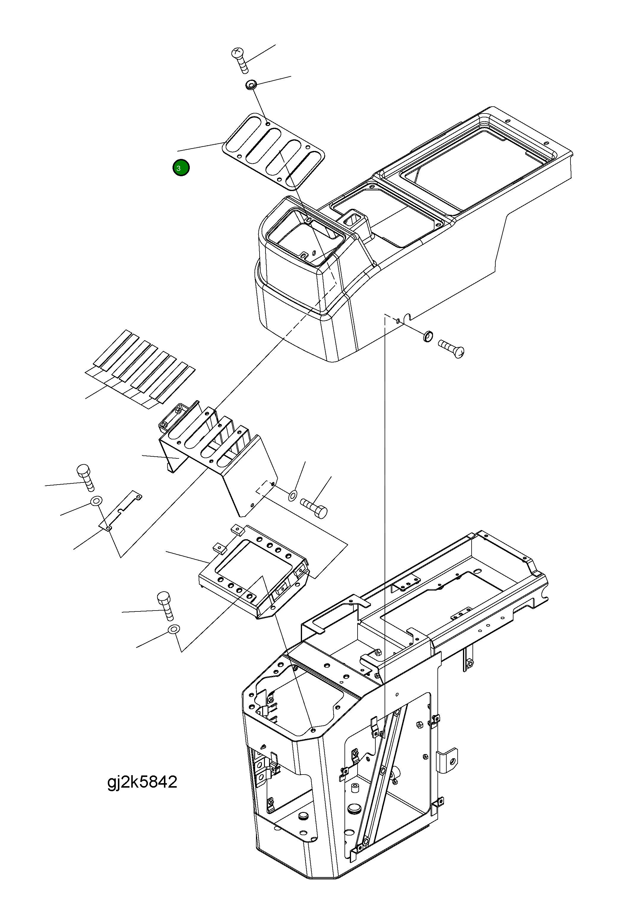 Крышка 418-54-H2160  Komatsu
