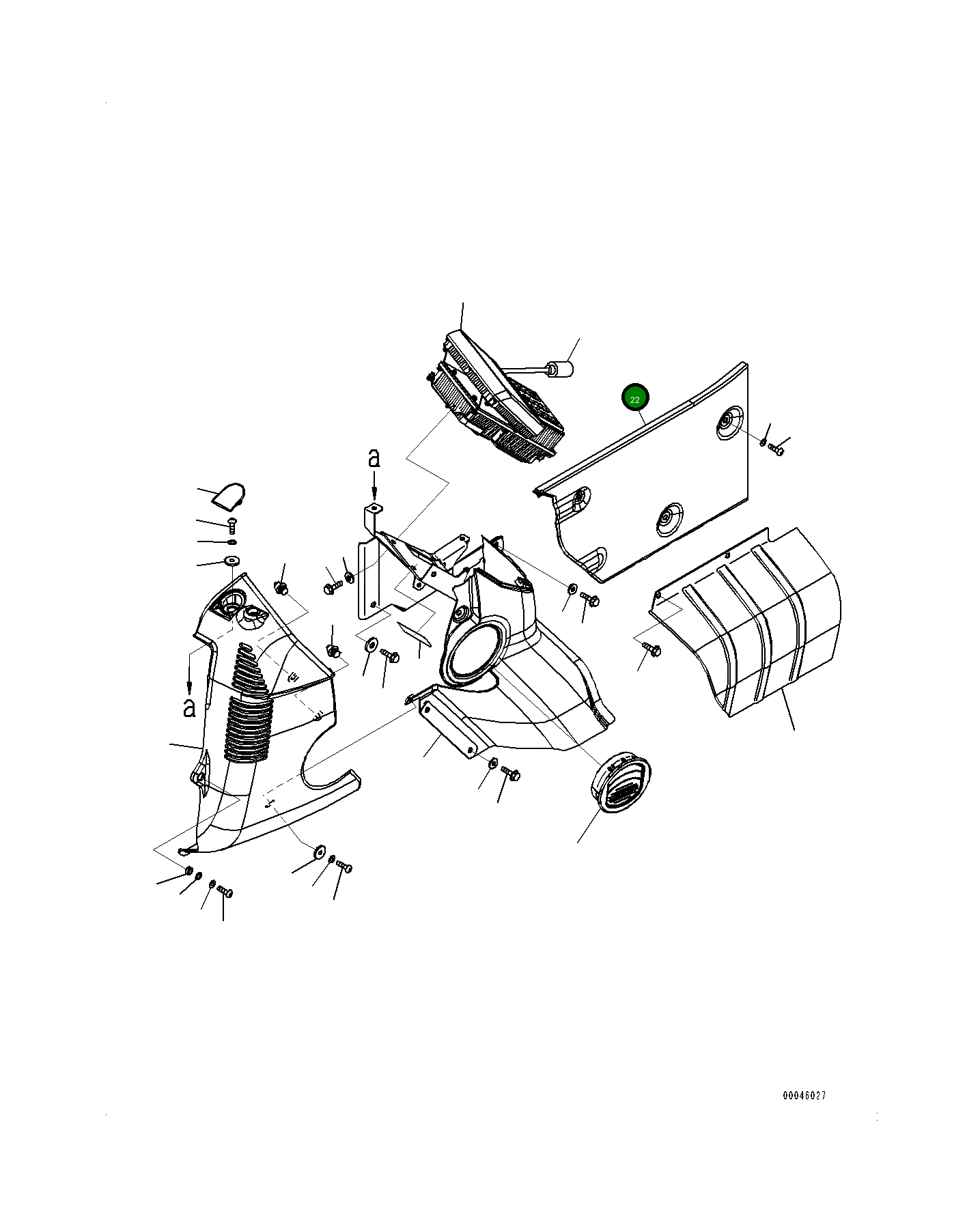 Крышка 20Y-53-12483 Komatsu