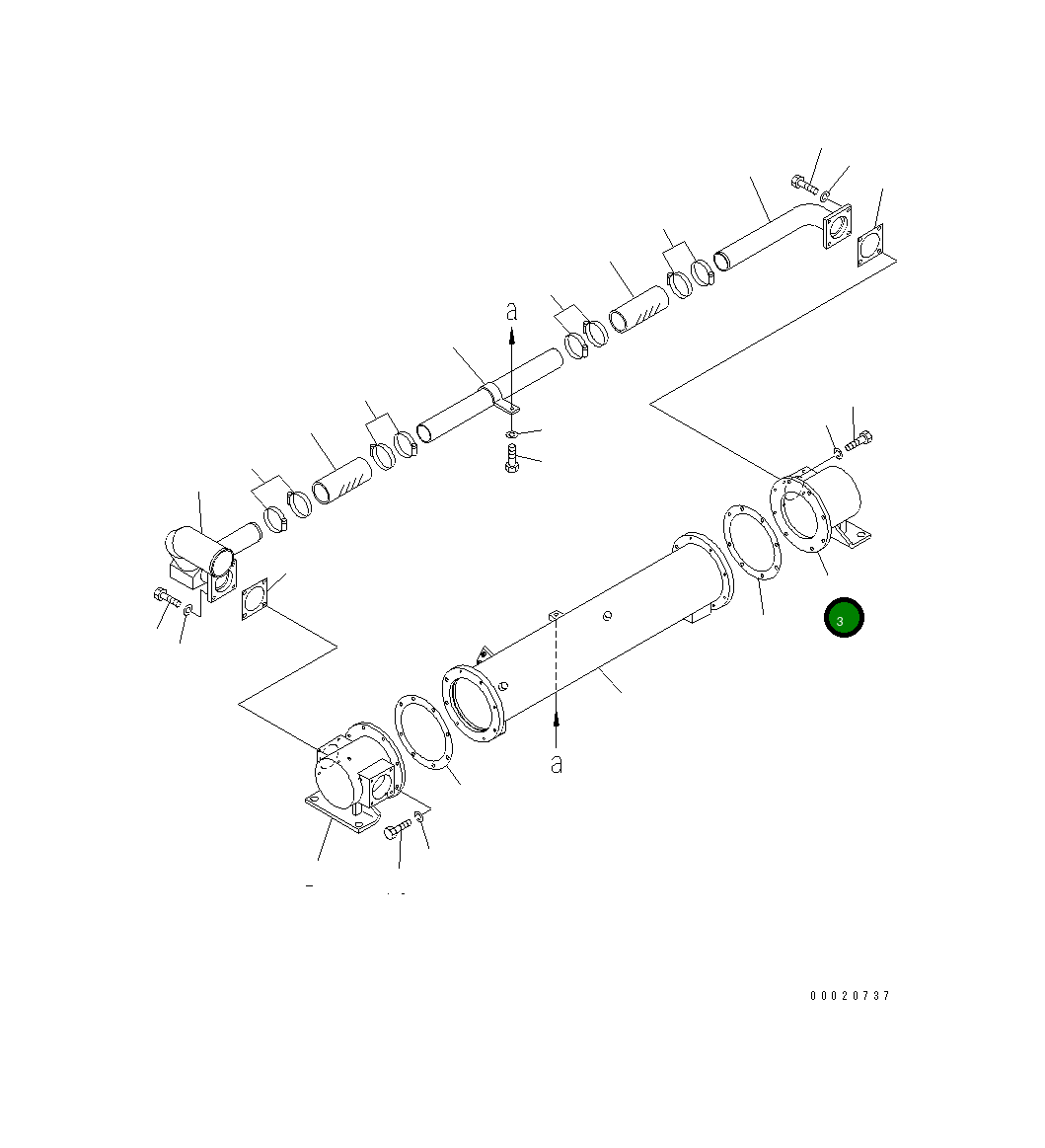 Крышка 427-03-A4170 Komatsu