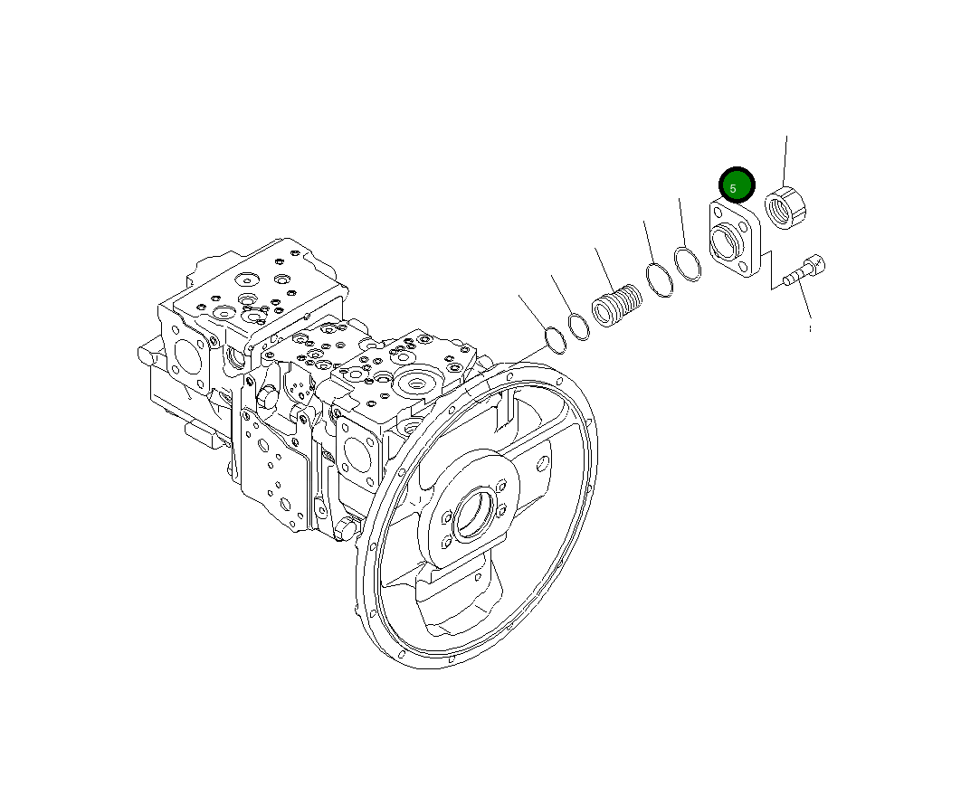 Крышка 708-2L-34320 Komatsu