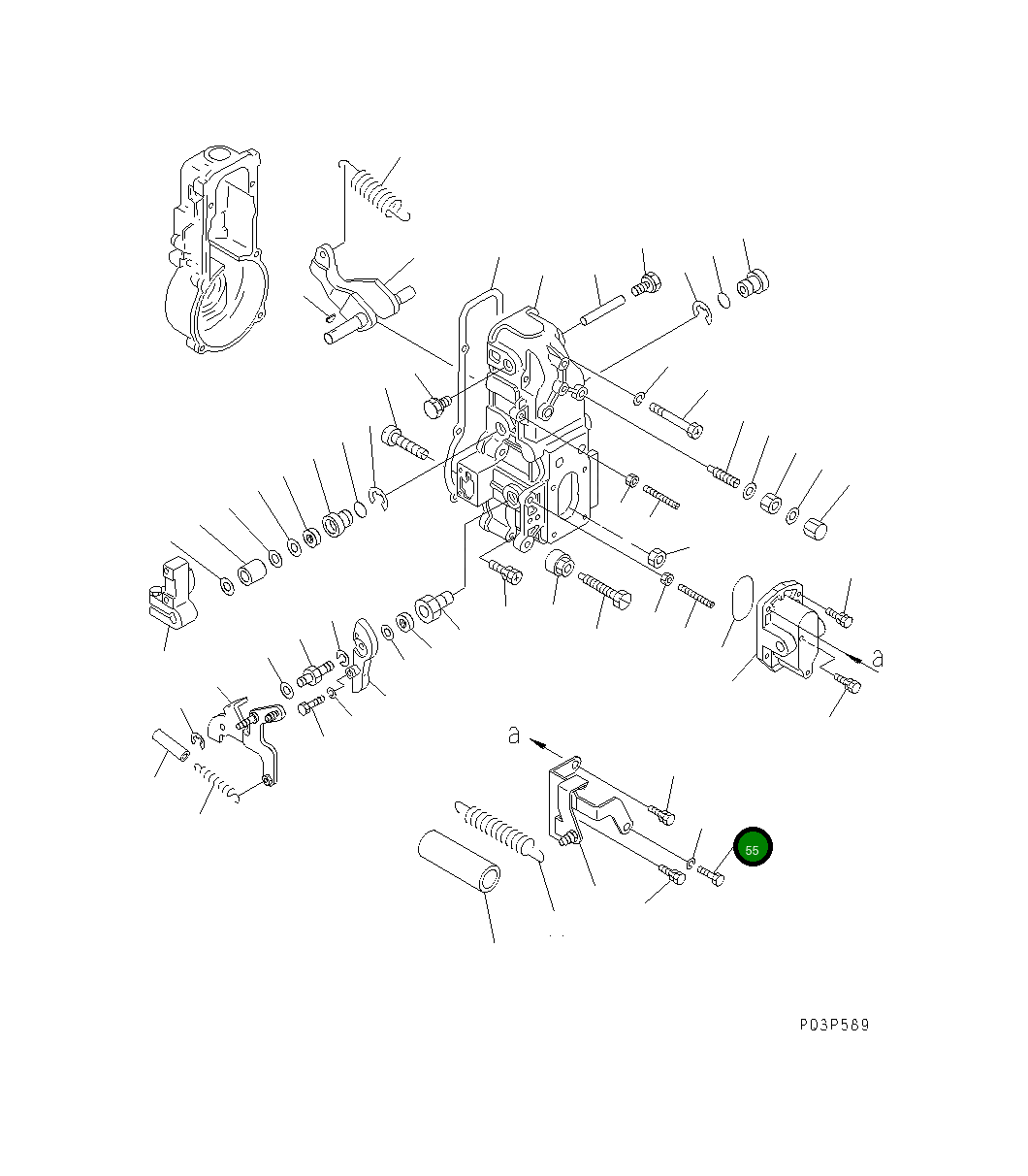 Болт DK010110-1440 Komatsu