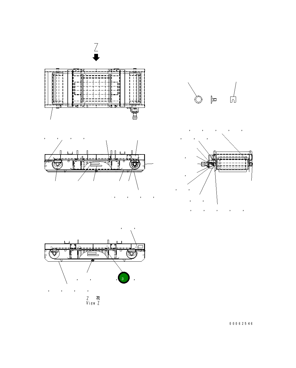 Болт MFQ0000041  Komatsu