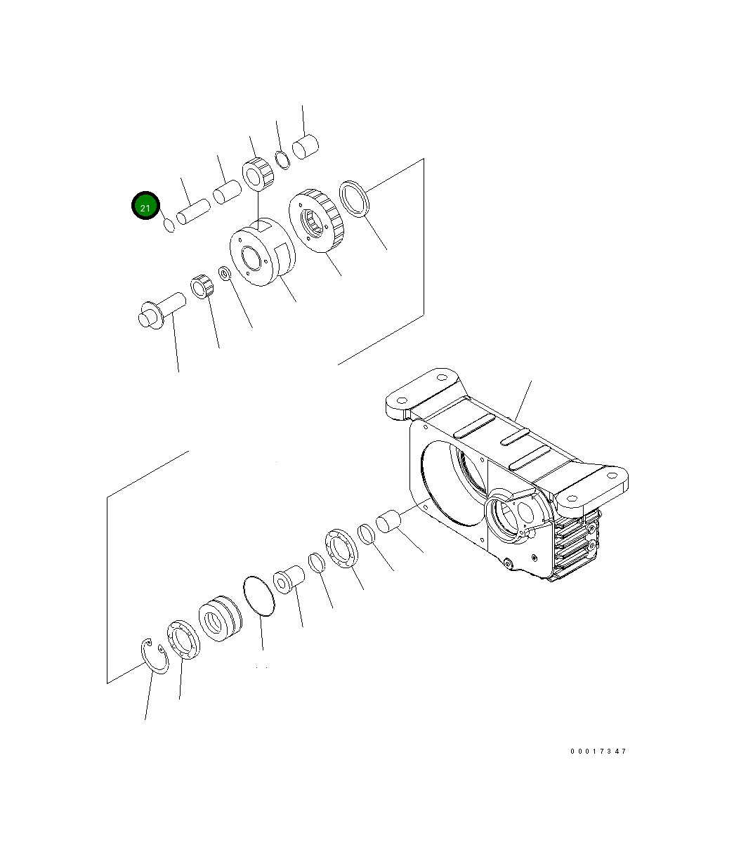 Кольцо уплотнительное (O-Ring) 20K-14-31630  Komatsu