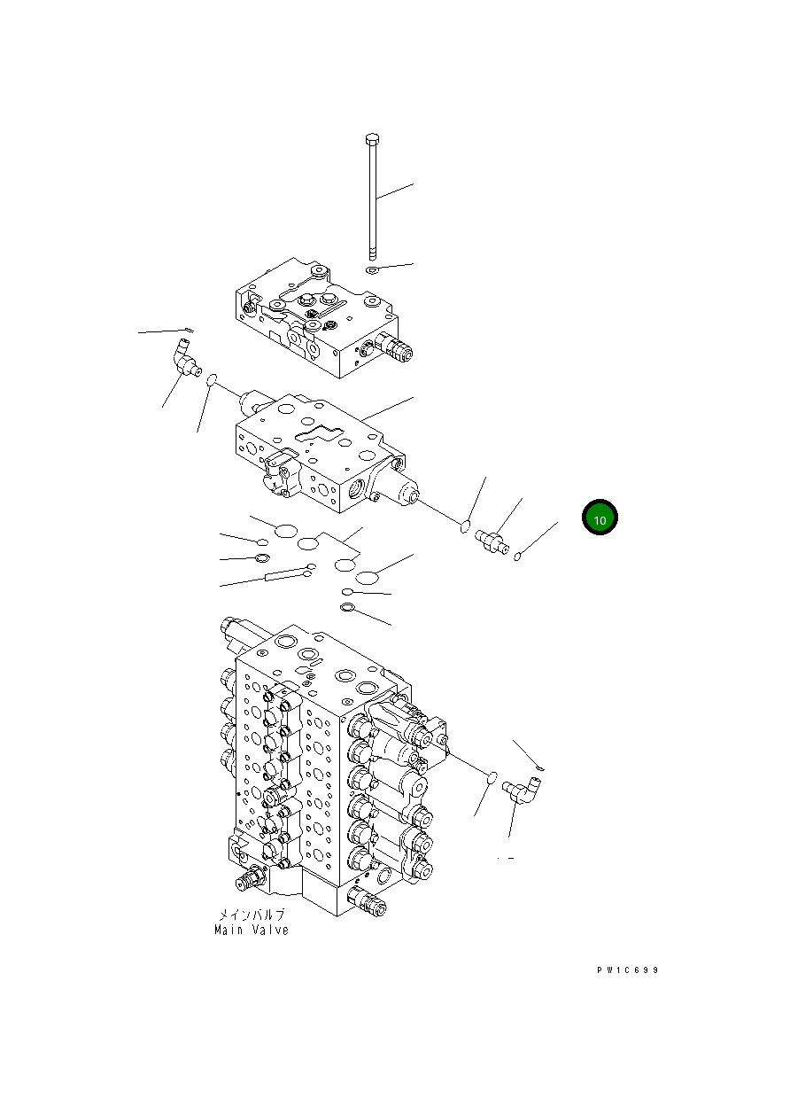 Кольцо уплотнительное (O-Ring) 02986-11008  Komatsu