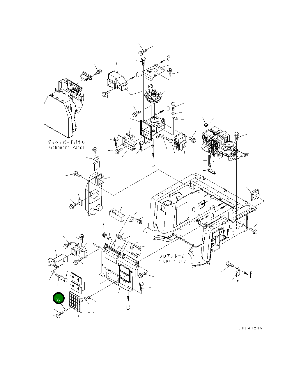 Болт 01010-B0816 Komatsu