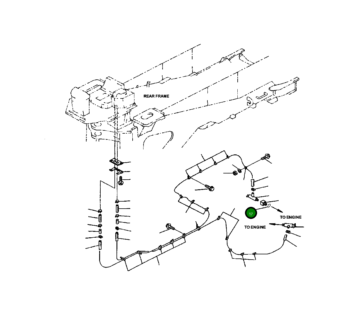 Кольцо уплотнительное (O-Ring) PC 0 264 Komatsu
