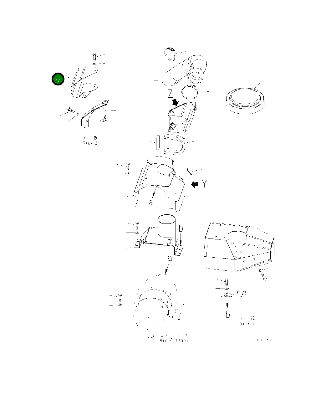 Крышка 423-54-68831  Komatsu