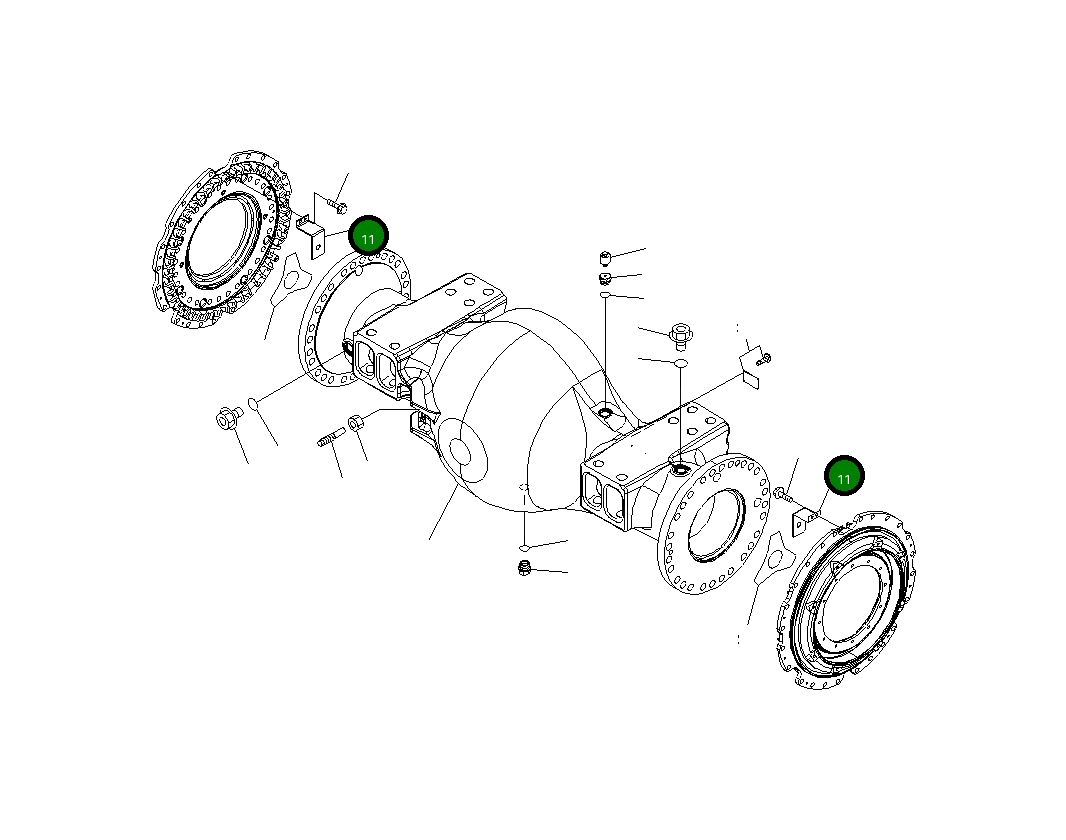 Крышка 426-33-31740 Komatsu