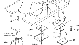Крышка 20D-54-44240 Komatsu