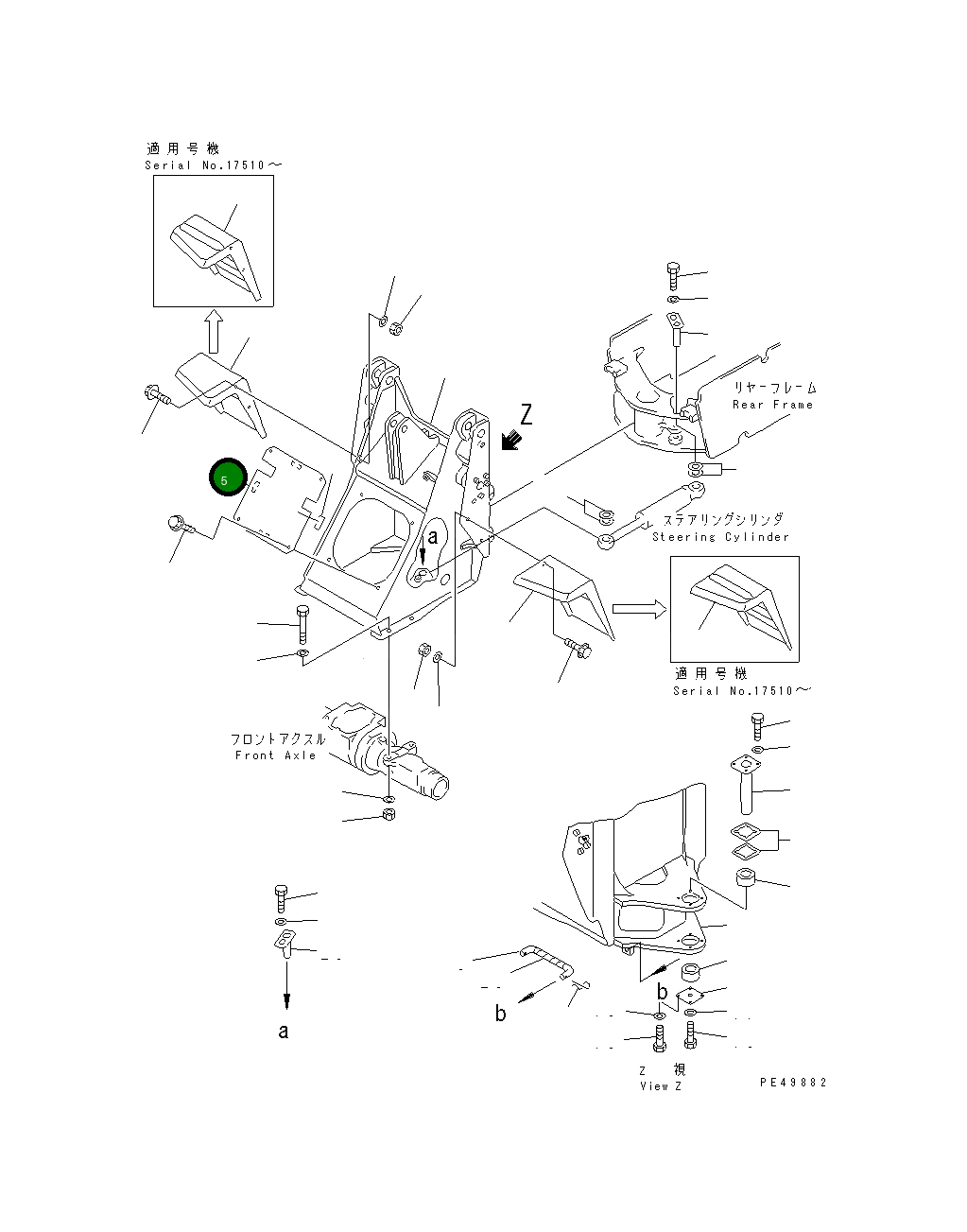 Крышка 362-877-4230 Komatsu