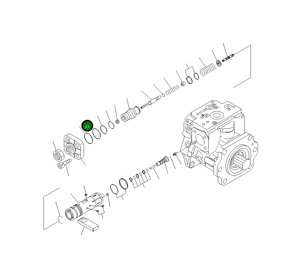 Кольцо уплотнительное (O-Ring) 07000-F2050 Komatsu