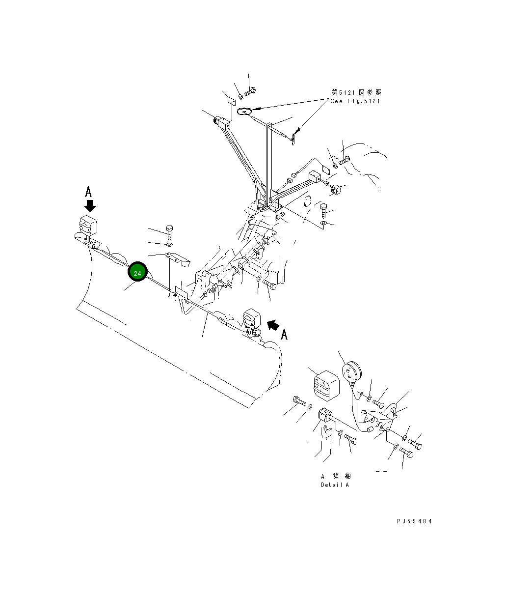 Крышка 23D-806-1670 Komatsu