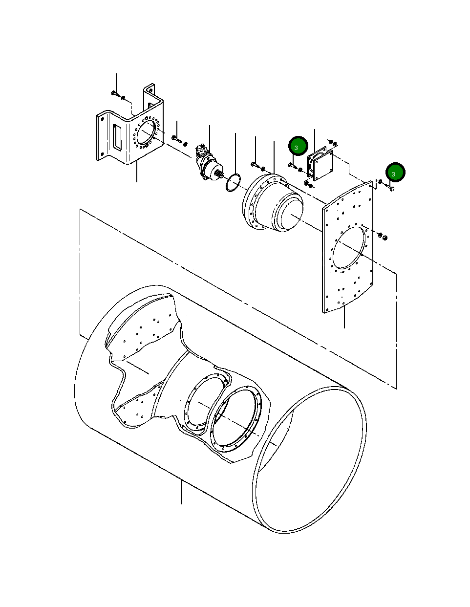 Болт 24 864 H1 Komatsu