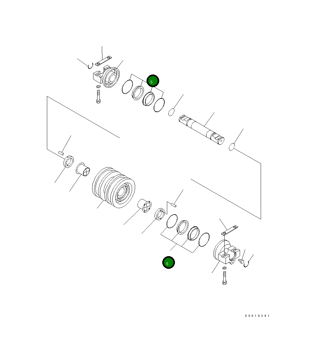 Кольцо уплотнительное (O-Ring) 175-30-16215 Komatsu