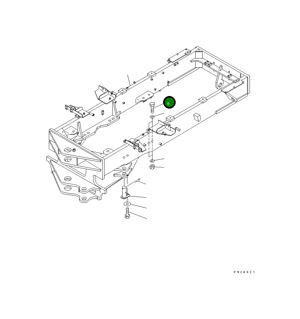 Болт 01011-62710 Komatsu
