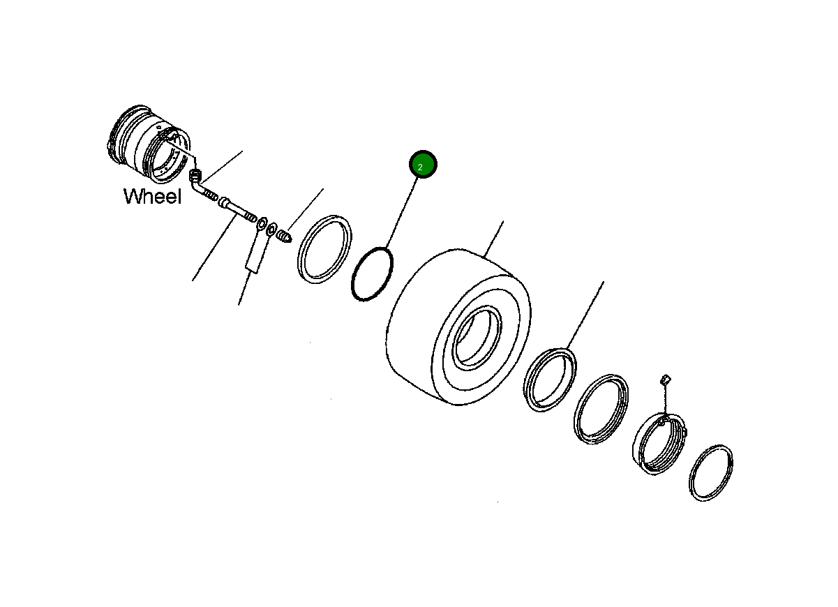 Кольцо уплотнительное (O-Ring) 428-30-12160 Komatsu