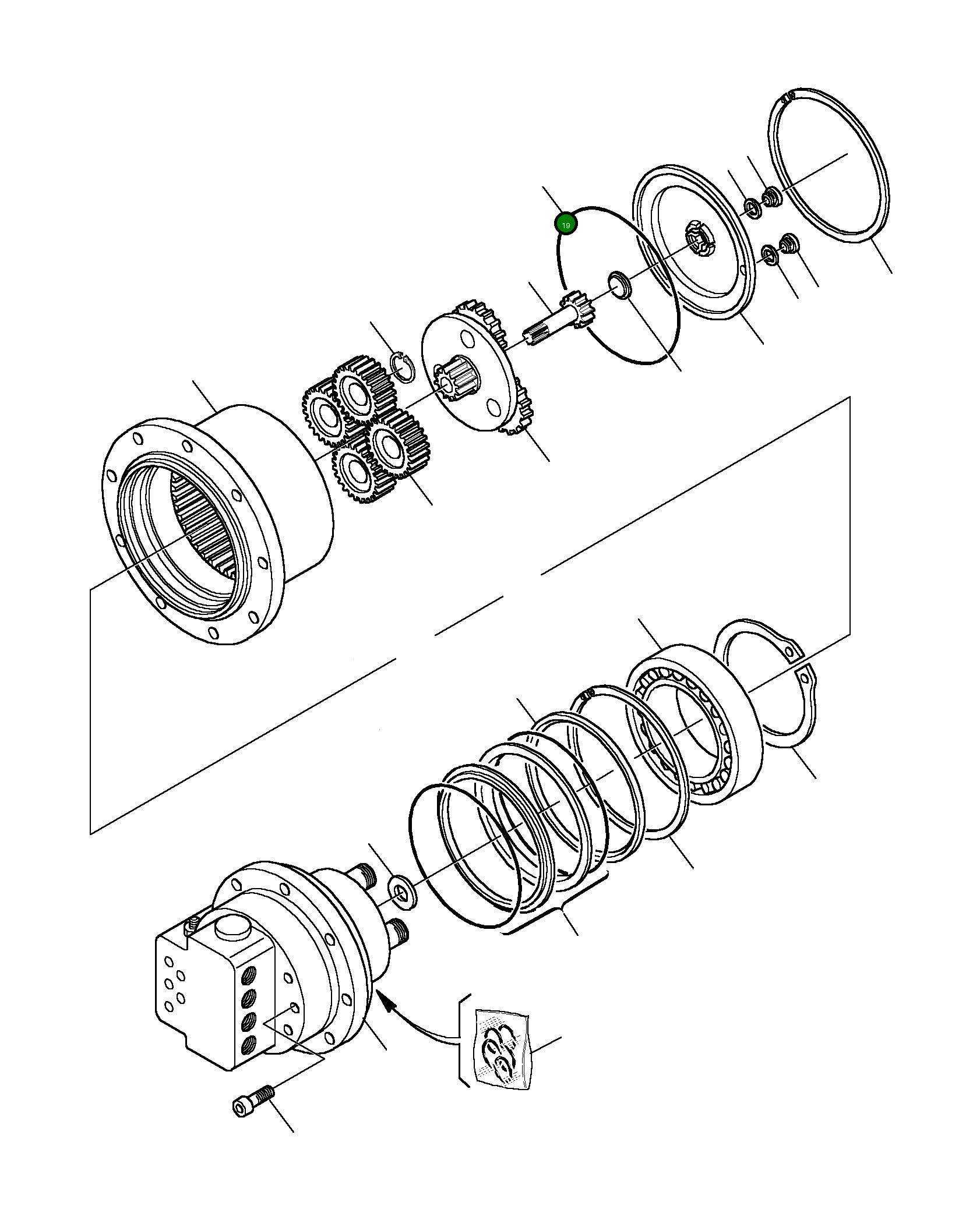 Кольцо уплотнительное (O-Ring) 843200391 Komatsu