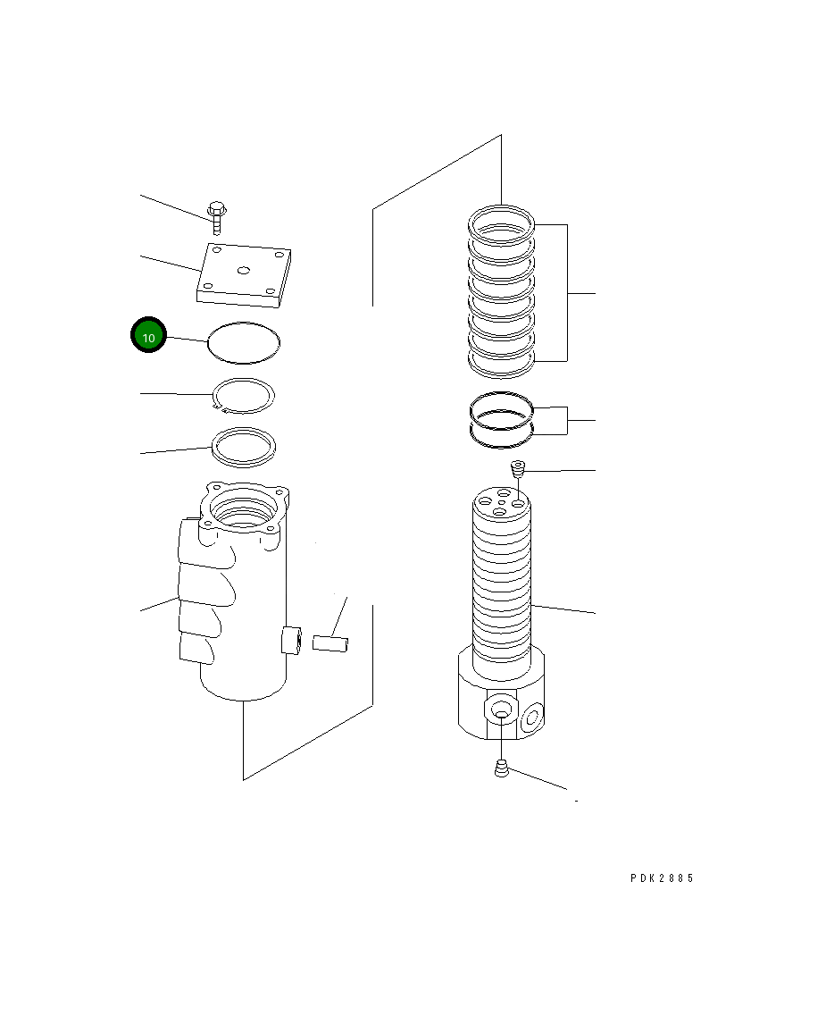 Кольцо уплотнительное (O-Ring) 703-07-58130 Komatsu