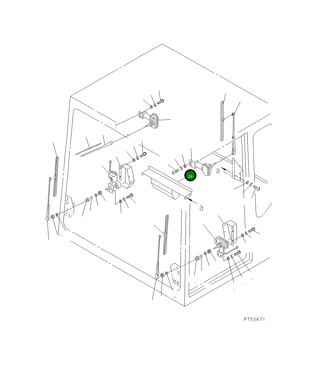 Крышка 26C-95-11590 Komatsu